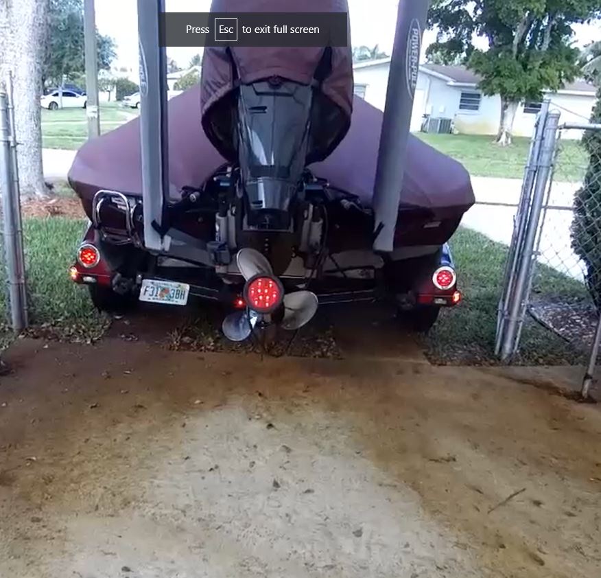"RED EYE" Outboard Motor LED Brake Light