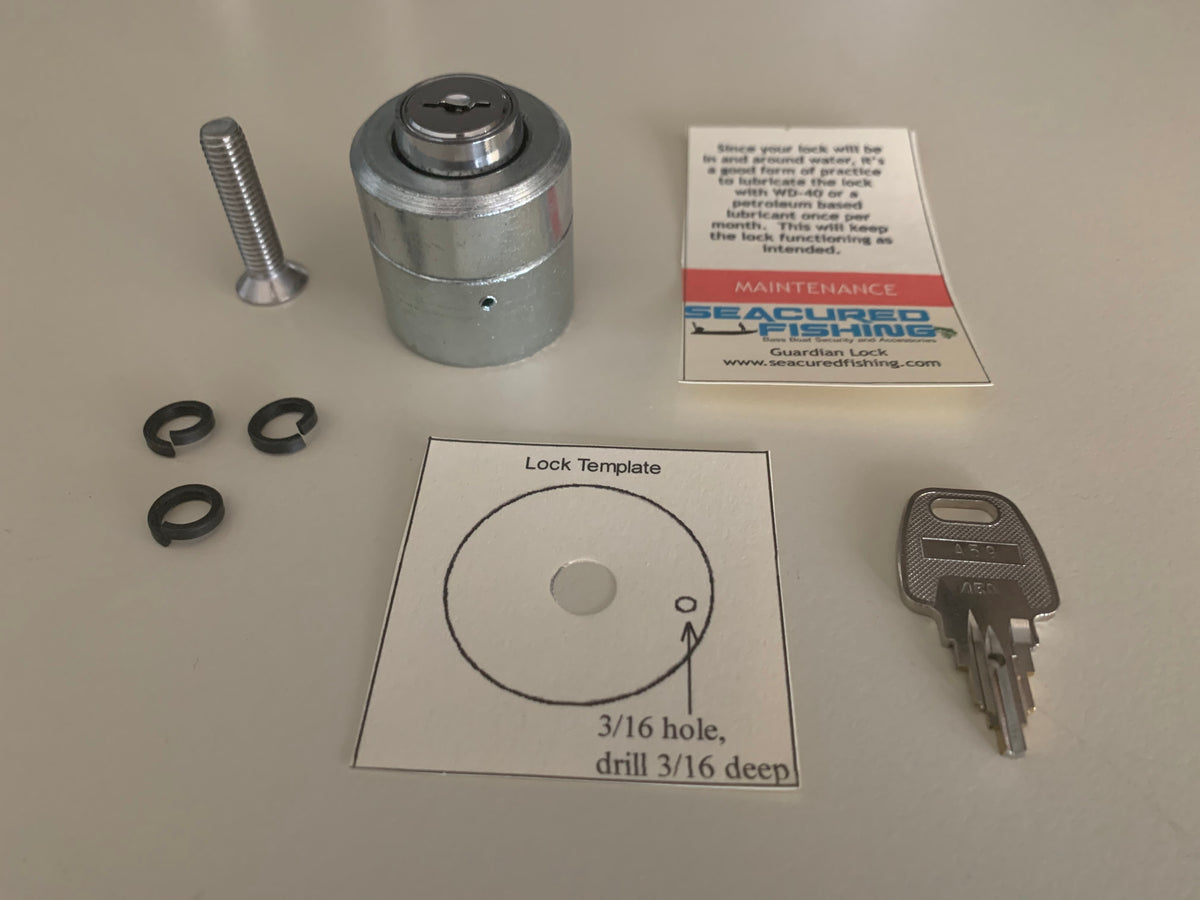 Guardian Lock Series “ Marine Security System" Shallow Water Anchor, GPS, Trolling Motor