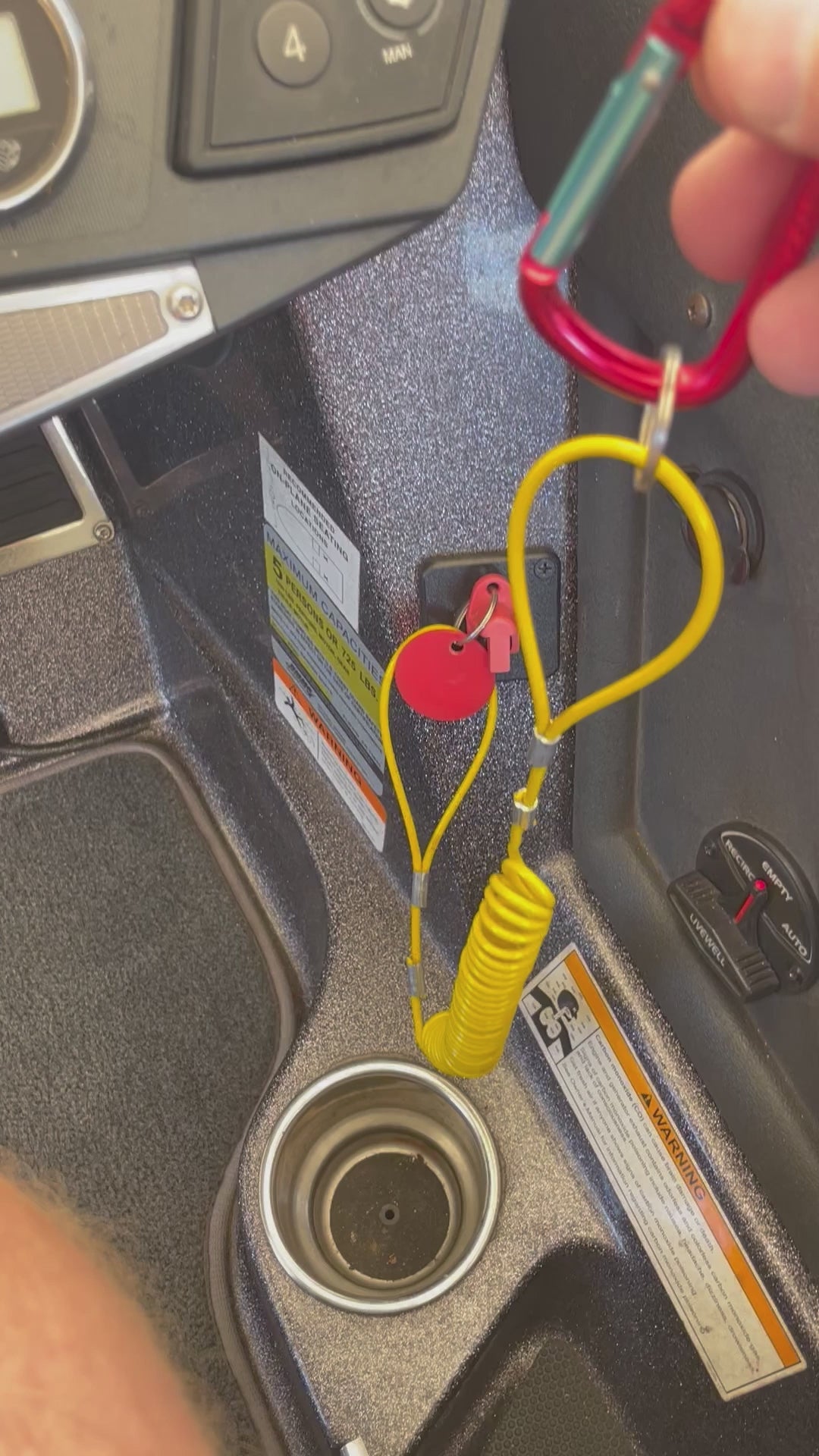 GOOSE Galvanized Outboard Safety Engine Lanyard
